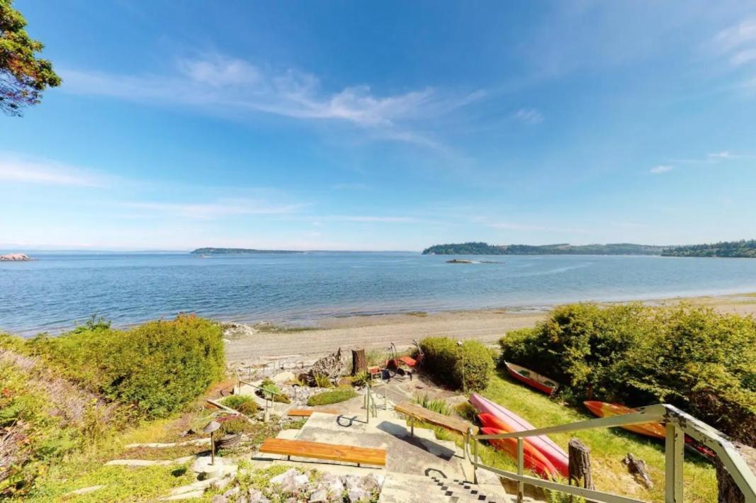 Puget Sound Chic Romantic Cottage With Private Beach Access & Gated Entry Port Ludlow المظهر الخارجي الصورة